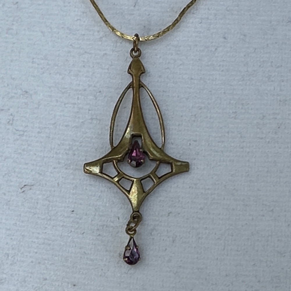 Vintage Pididdly Links Art Deco Necklace - Picture 9 of 12